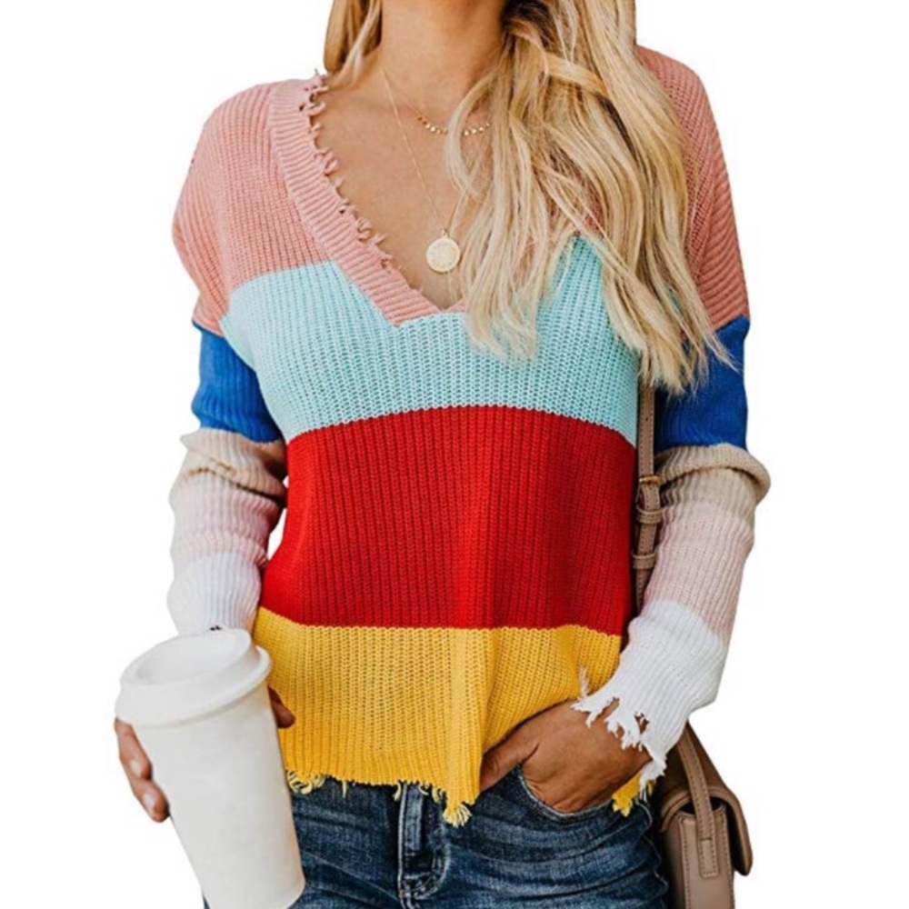 V Neck Sweater